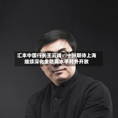 汇丰中国行长王云峰：十分期待上海继续深化金融高水平对外开放-第2张图片