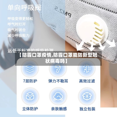 【防霾口罩疫情,防霾口罩能防新型冠状病毒吗】