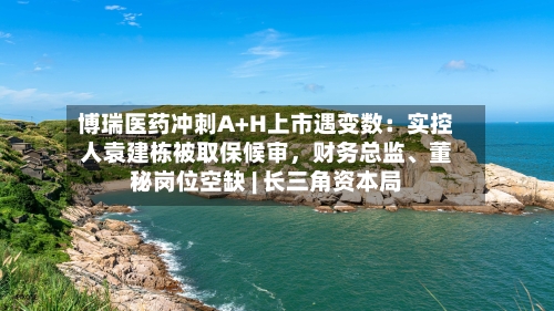 博瑞医药冲刺A+H上市遇变数：实控人袁建栋被取保候审	，财务总监、董秘岗位空缺 | 长三角资本局-第3张图片