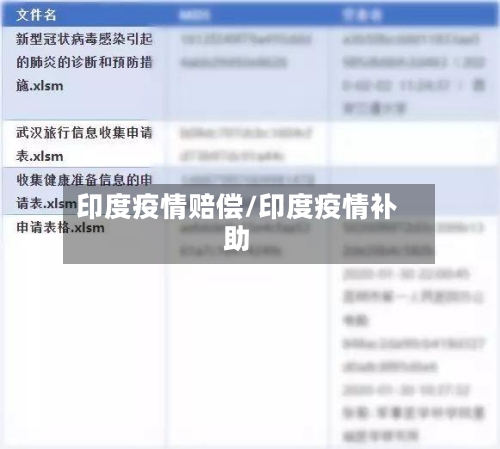 印度疫情赔偿/印度疫情补助-第3张图片