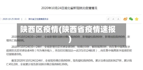 陕西区疫情(陕西省疫情速报)-第2张图片