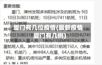 厦门有几位疫情(最新疫情厦门有几例)-第3张图片