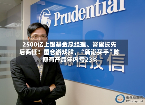 2500亿上银基金总经理、督察长先后离任！重仓游戏股，“新潮买手”陈博有产品年内亏23%