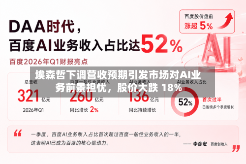 埃森哲下调营收预期引发市场对AI业务前景担忧，股价大跌 18%