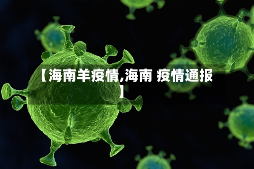 【海南羊疫情,海南 疫情通报】-第2张图片