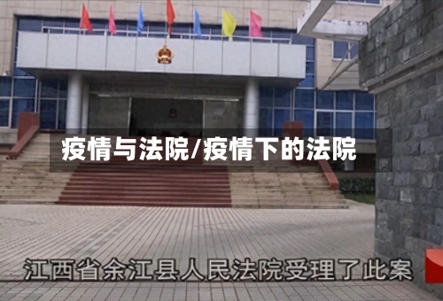 疫情与法院/疫情下的法院