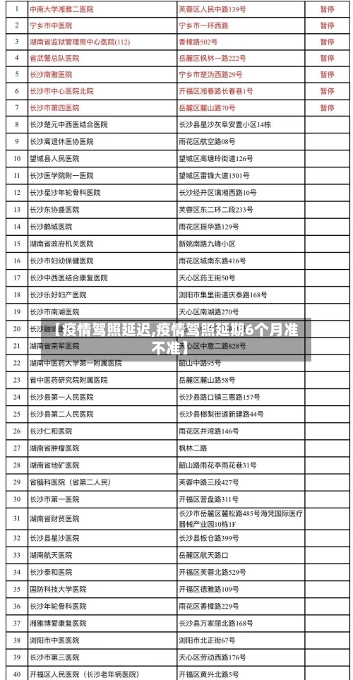 【疫情驾照延迟,疫情驾照延期6个月准不准】