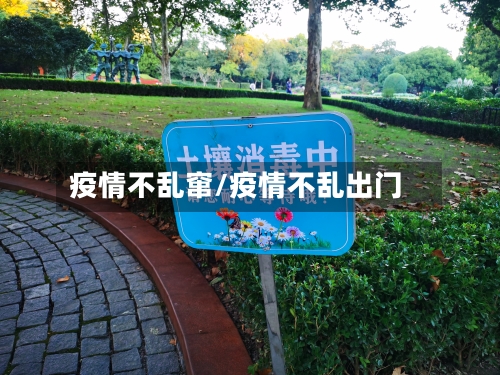 疫情不乱窜/疫情不乱出门
