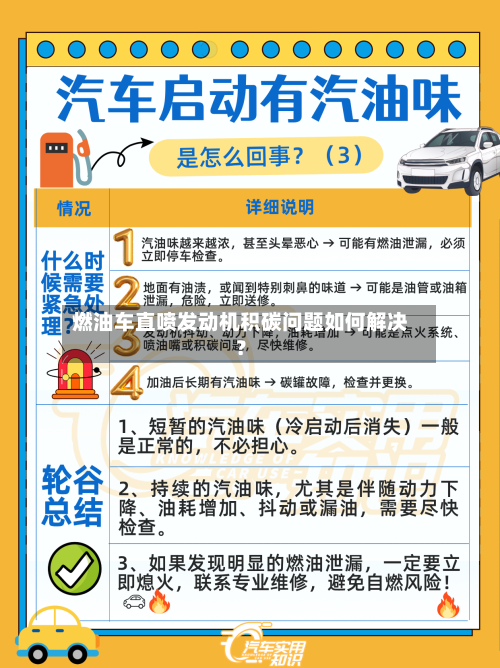 燃油车直喷发动机积碳问题如何解决？