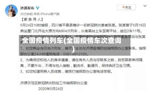 全国疫情列车(全国疫情车次查询)-第2张图片