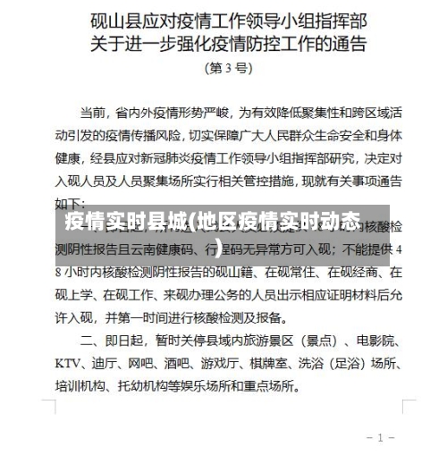 疫情实时县城(地区疫情实时动态)-第3张图片