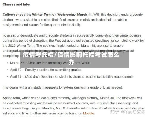 疫情考托福/疫情影响托福考试怎么办-第2张图片