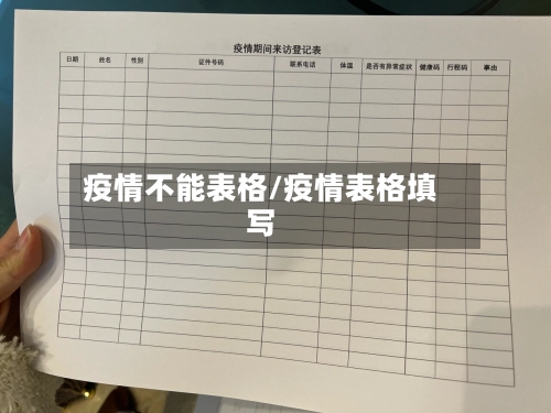 疫情不能表格/疫情表格填写