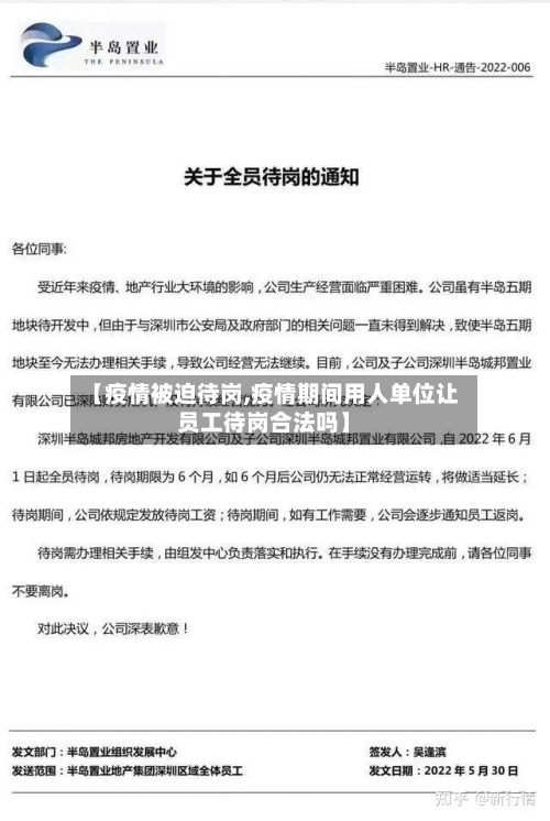 【疫情被迫待岗,疫情期间用人单位让员工待岗合法吗】-第2张图片