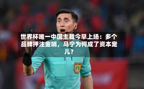 世界杯唯一中国主裁今早上场：多个品牌押注金哨，马宁为何成了资本宠儿？