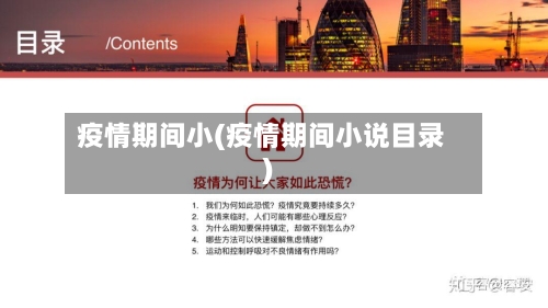 疫情期间小(疫情期间小说目录)-第2张图片