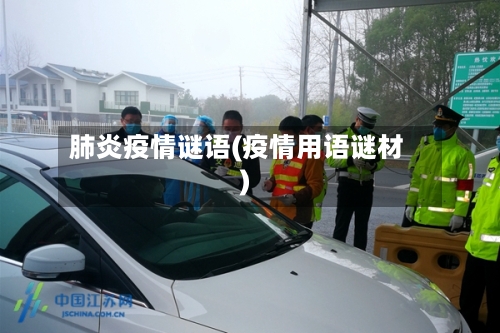 肺炎疫情谜语(疫情用语谜材)