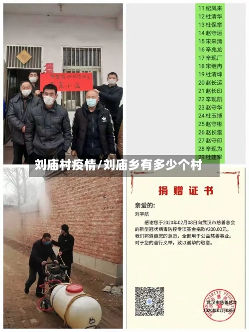 刘庙村疫情/刘庙乡有多少个村