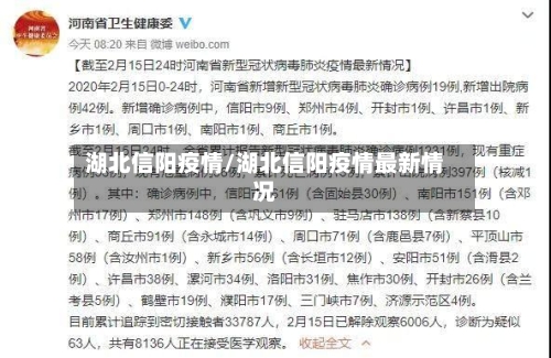 湖北信阳疫情/湖北信阳疫情最新情况