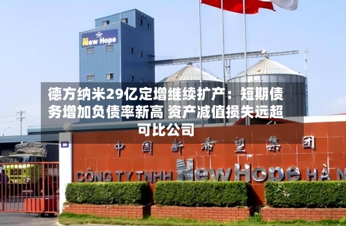 德方纳米29亿定增继续扩产:短期债务增加负债率新高 资产减值损失远超可比公司-第2张图片