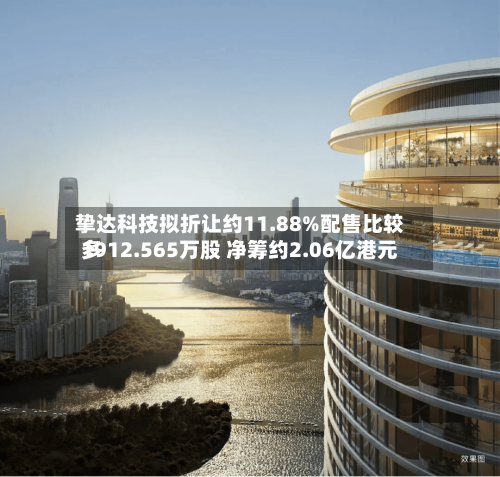 挚达科技拟折让约11.88%配售比较多
1912.565万股 净筹约2.06亿港元-第2张图片