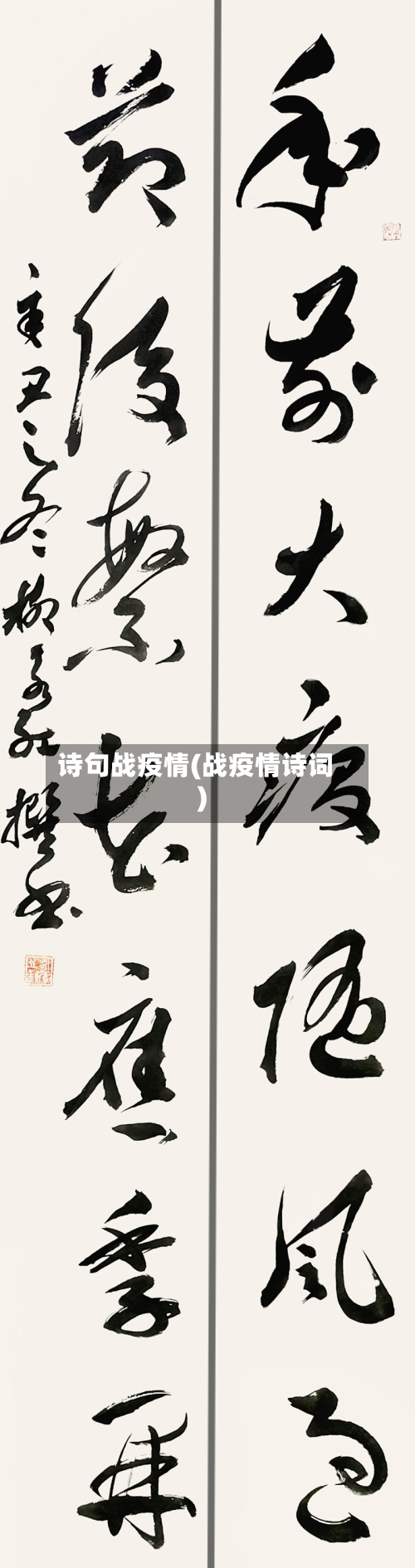 诗句战疫情(战疫情诗词)-第2张图片
