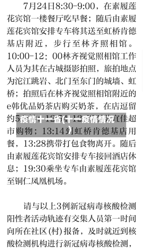 疫情十一省(十一疫情情况)