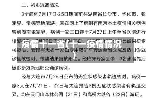 疫情十一省(十一疫情情况)-第2张图片