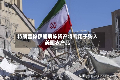 特朗普称伊朗解冻资产将专用于购入美国农产品-第2张图片