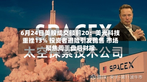 6月24日美股成交额前20：美光科技重挫13% 投资者避险引发抛售 市场聚焦周三盘后财报