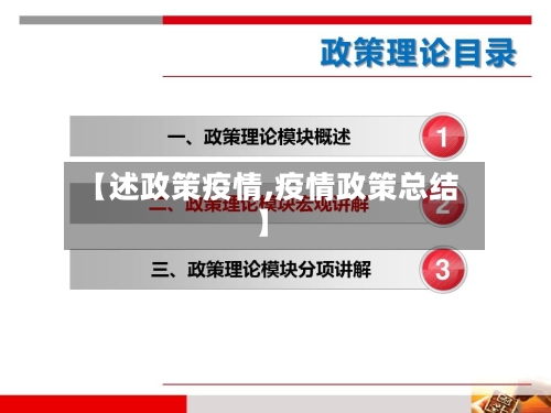 【述政策疫情,疫情政策总结】