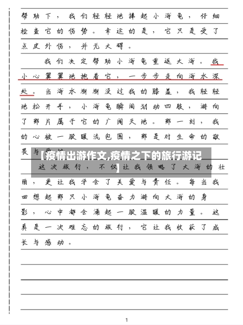 【疫情出游作文,疫情之下的旅行游记】