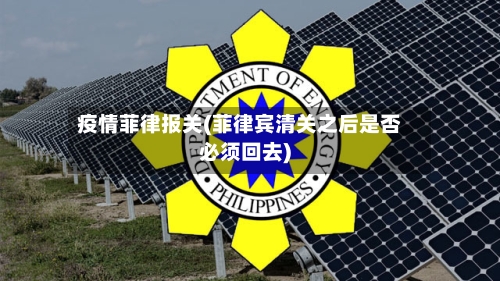疫情菲律报关(菲律宾清关之后是否必须回去)-第2张图片