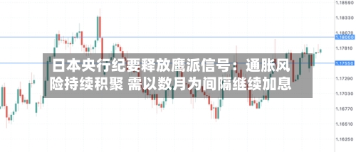 日本央行纪要释放鹰派信号:通胀风险持续积聚 需以数月为间隔继续加息-第2张图片