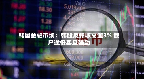 韩国金融市场:韩股反弹收高逾3% 散户逢低买盘强劲-第2张图片