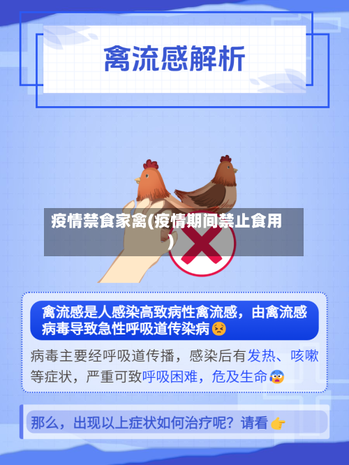 疫情禁食家禽(疫情期间禁止食用)-第3张图片