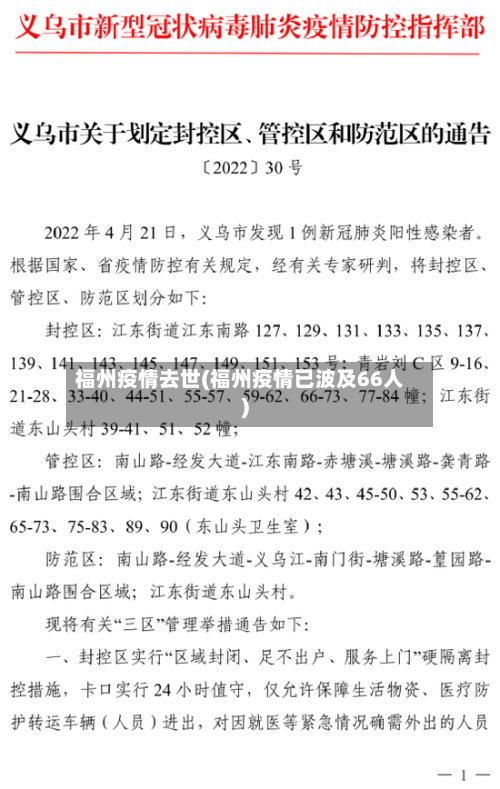 福州疫情去世(福州疫情已波及66人)