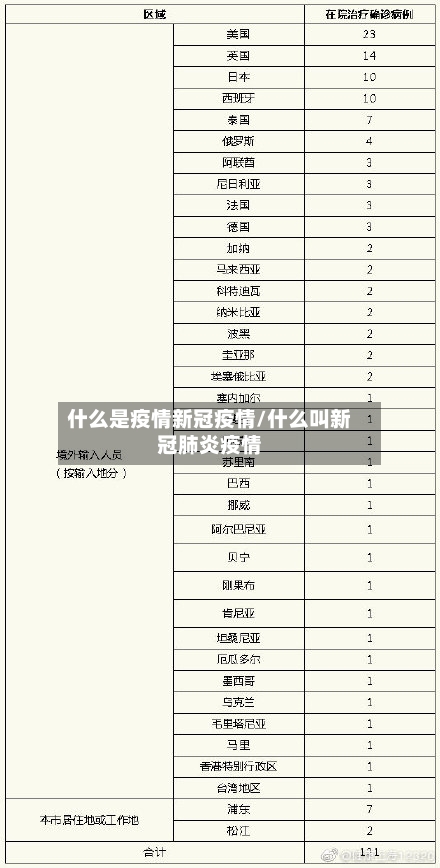 什么是疫情新冠疫情/什么叫新冠肺炎疫情