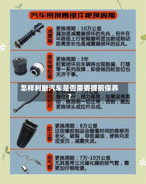 怎样判断汽车是否需要提前保养？
