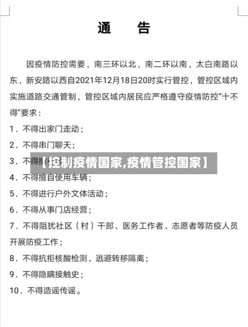 【控制疫情国家,疫情管控国家】-第2张图片