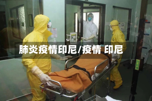 肺炎疫情印尼/疫情 印尼