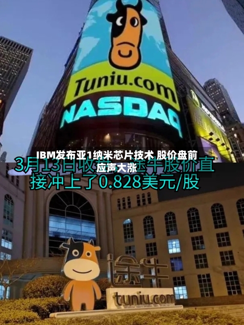 IBM发布亚1纳米芯片技术 股价盘前应声大涨