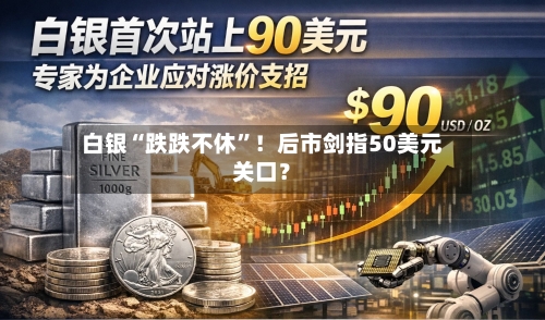 白银“跌跌不休”！后市剑指50美元关口？