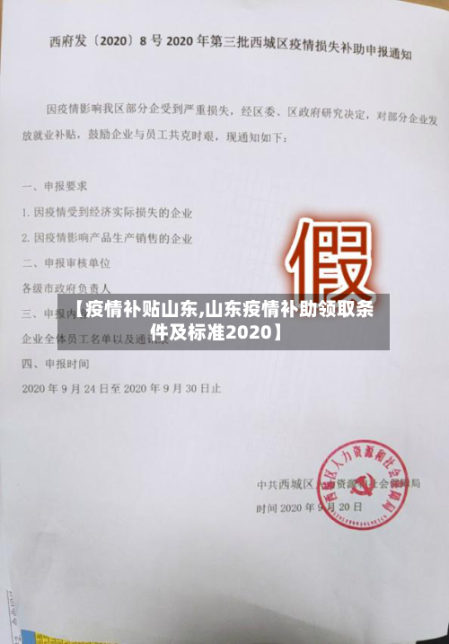 【疫情补贴山东,山东疫情补助领取条件及标准2020】