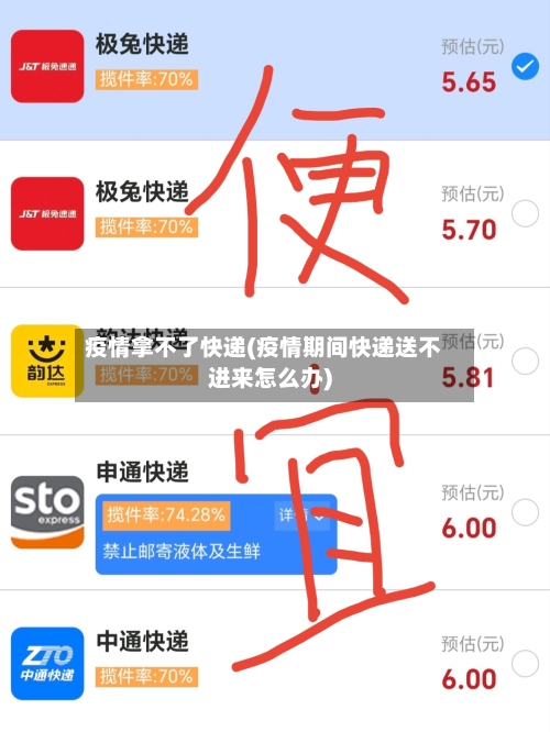 疫情拿不了快递(疫情期间快递送不进来怎么办)-第2张图片