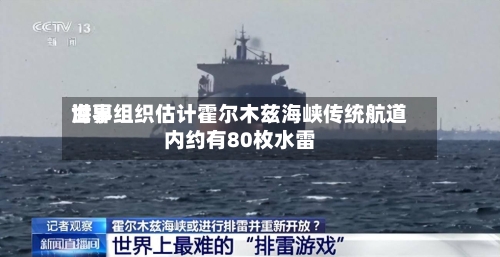 世界海事组织估计霍尔木兹海峡传统航道内约有80枚水雷