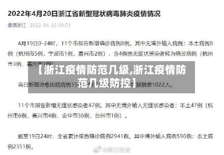 【浙江疫情防范几级,浙江疫情防范几级防控】