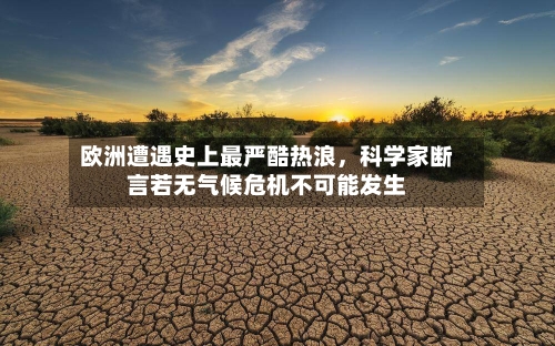 欧洲遭遇史上最严酷热浪，科学家断言若无气候危机不可能发生-第2张图片