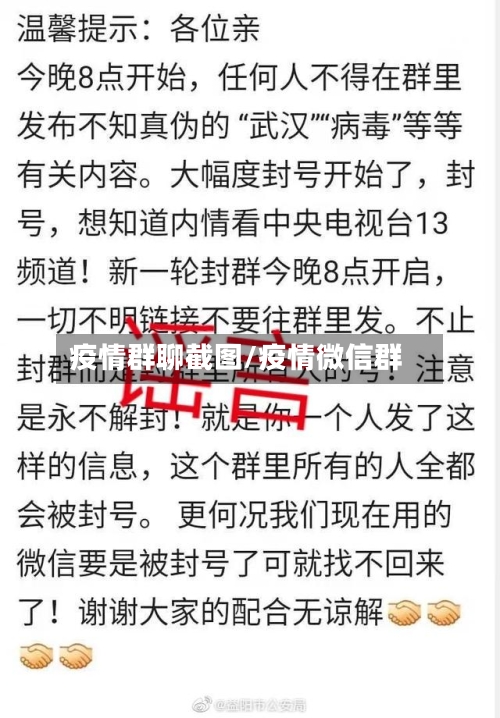疫情群聊截图/疫情微信群