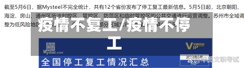 疫情不复工/疫情不停工-第2张图片
